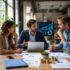 Imprenditori riuniti per valutare opportunità di crowdfunding e finanziamento per una PMI italiana.